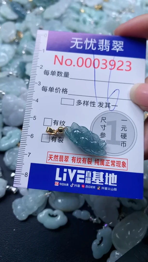 颈饰未镶嵌翡翠3923