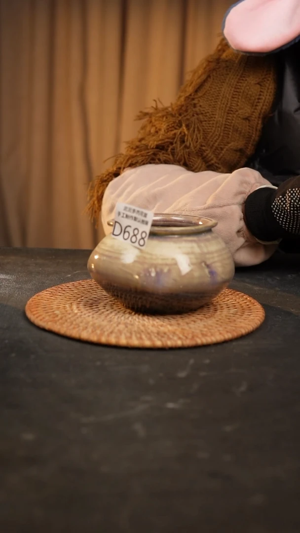 【闪购商品】瓷片688泥泥手工花盆