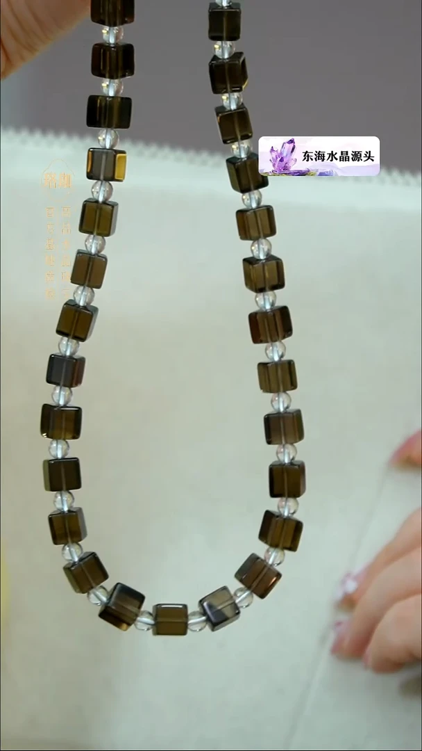 颈饰银S925镶嵌水晶水晶925银项链