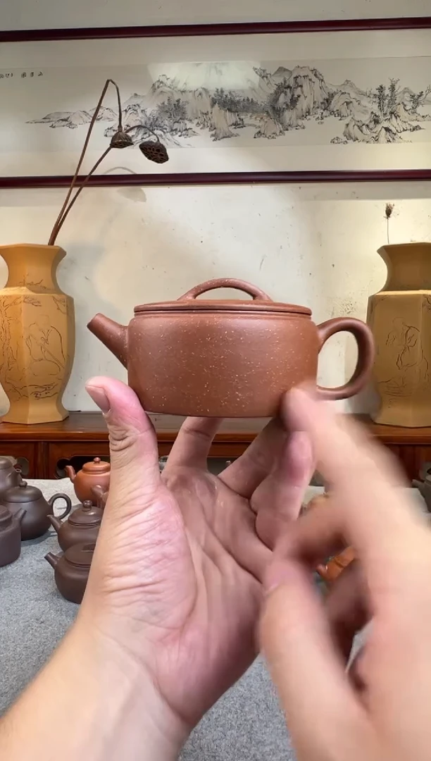 茶壶紫砂汉瓦 段泥 半手