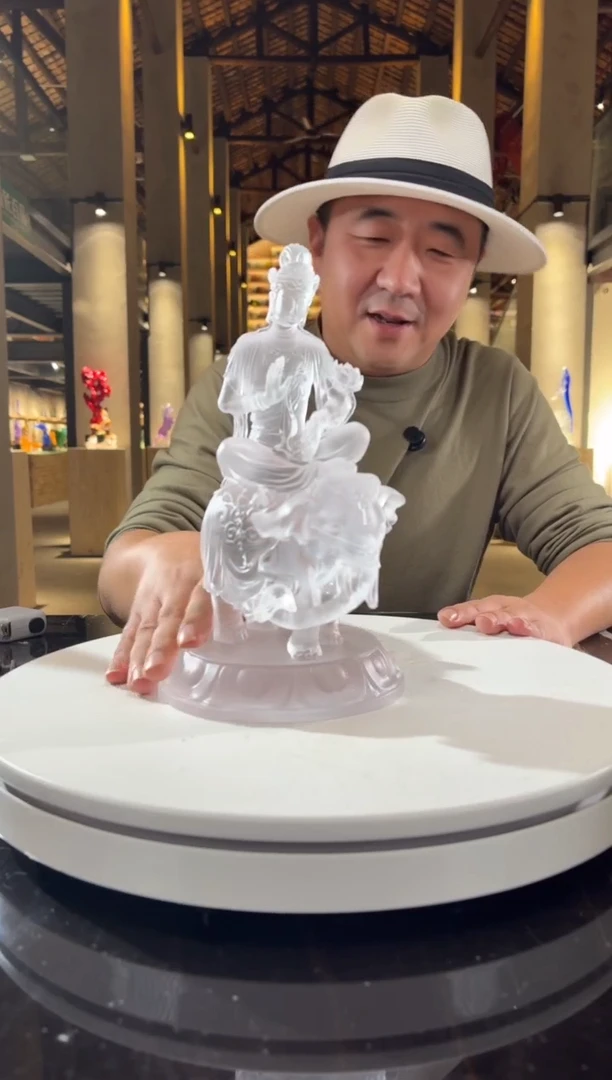 摆件净料普贤菩萨