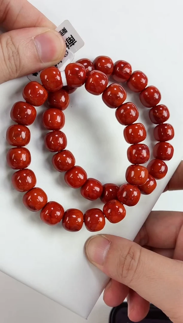 未镶嵌瓦西老型手串12+南红玛瑙（多样式发其一）
