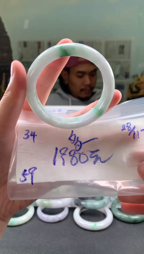 未镶嵌手镯翡翠多**生翡翠手镯 下单联系小耳机#34