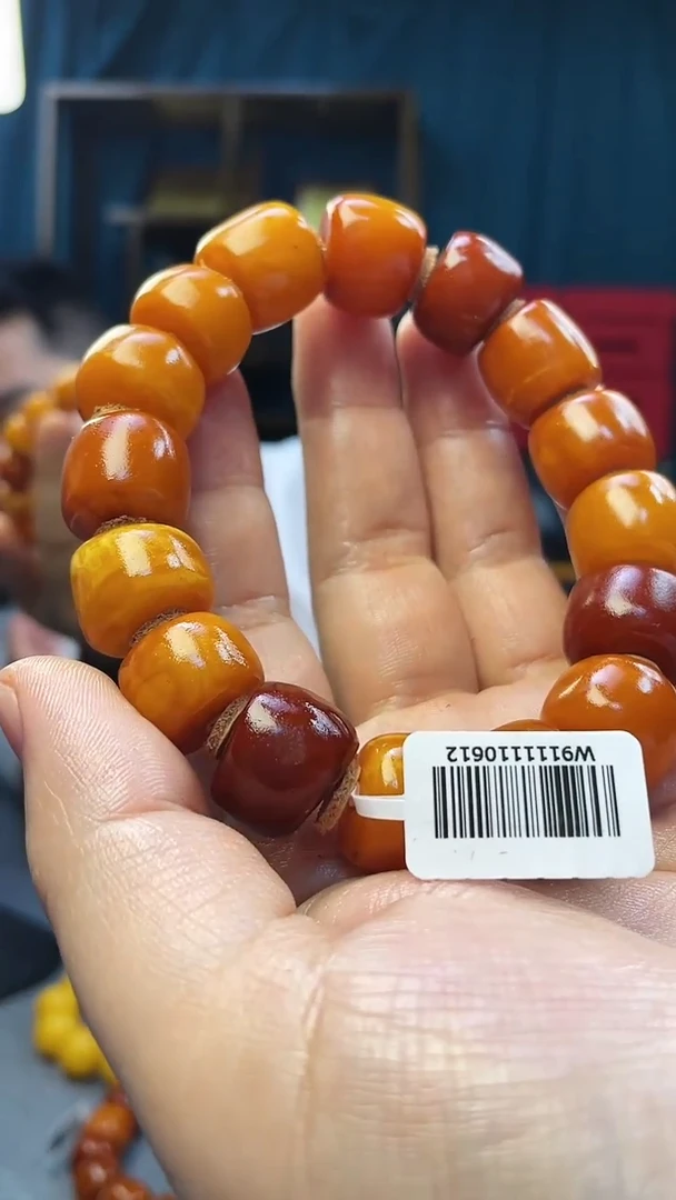 手串琥珀未镶嵌蜜蜡老型手串