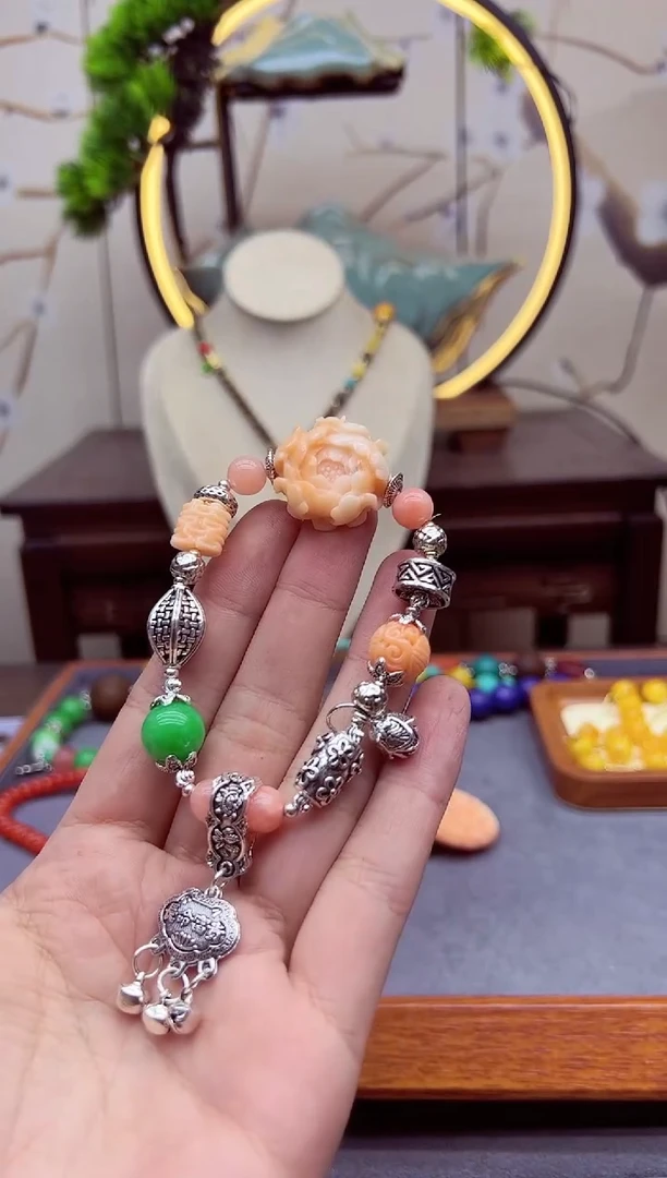 【闪购商品】翡翠手链银S925镶嵌s166`````