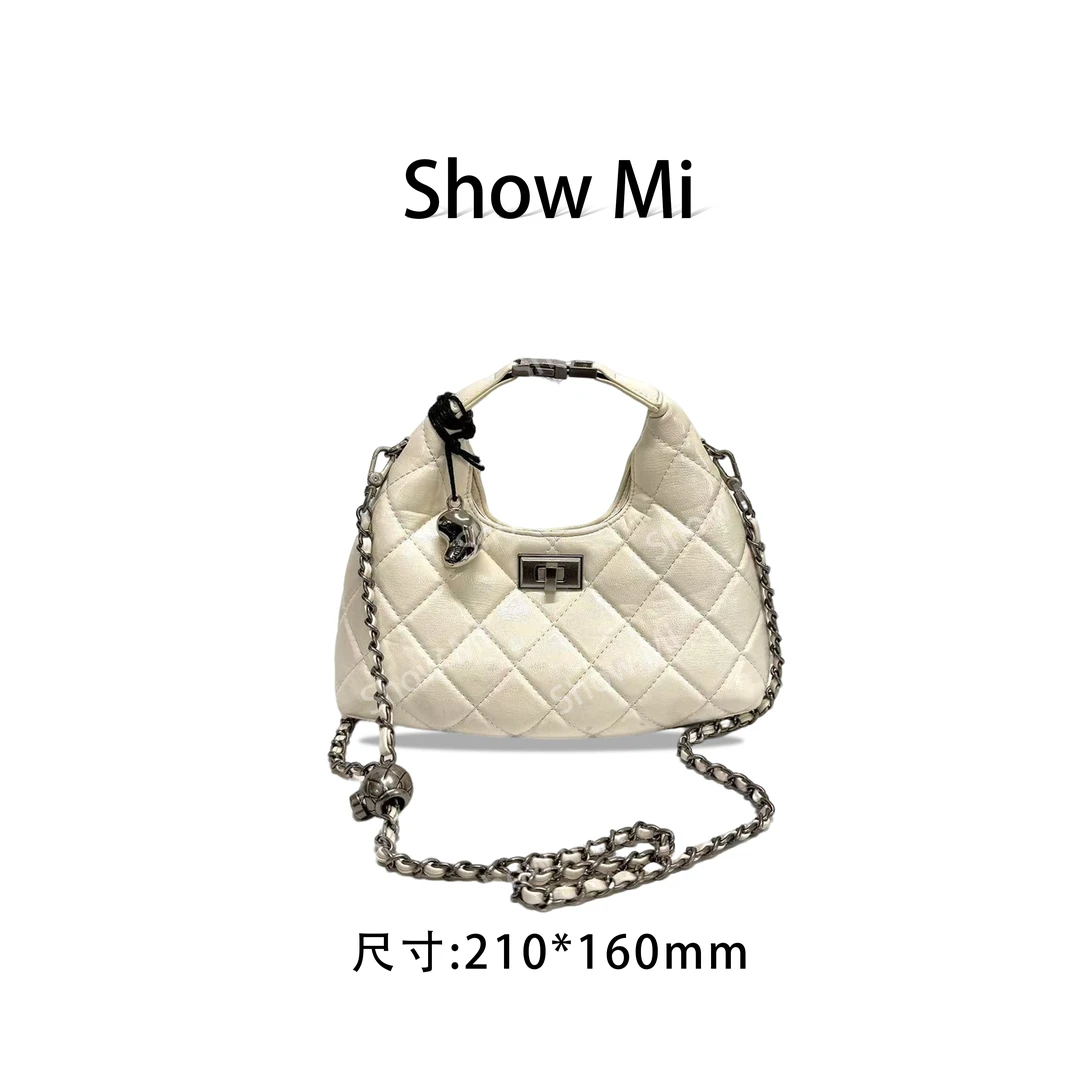 【Show Mi】SD-5198-奶油白-轻奢小众时尚百搭女士包包sm