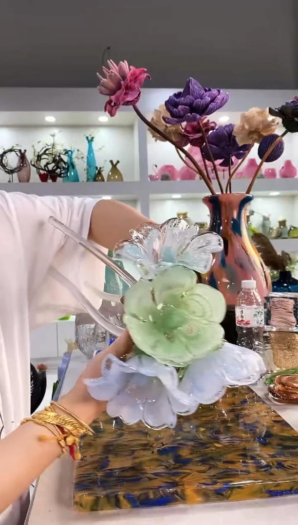 慕忆家手作琉璃花四支