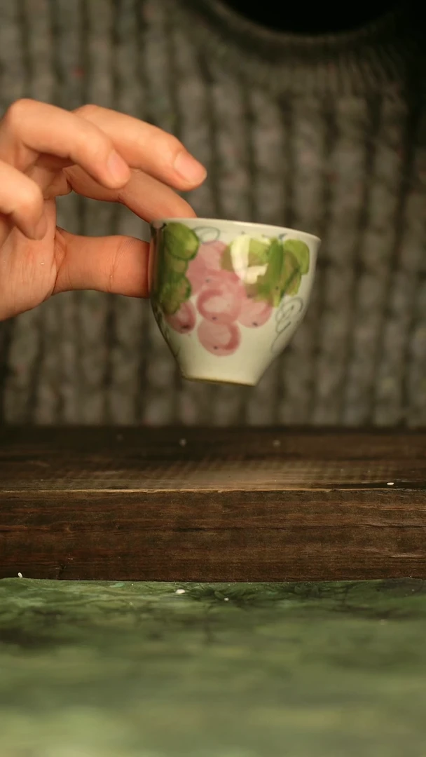 瓷器青诗集手工手绘瓷器