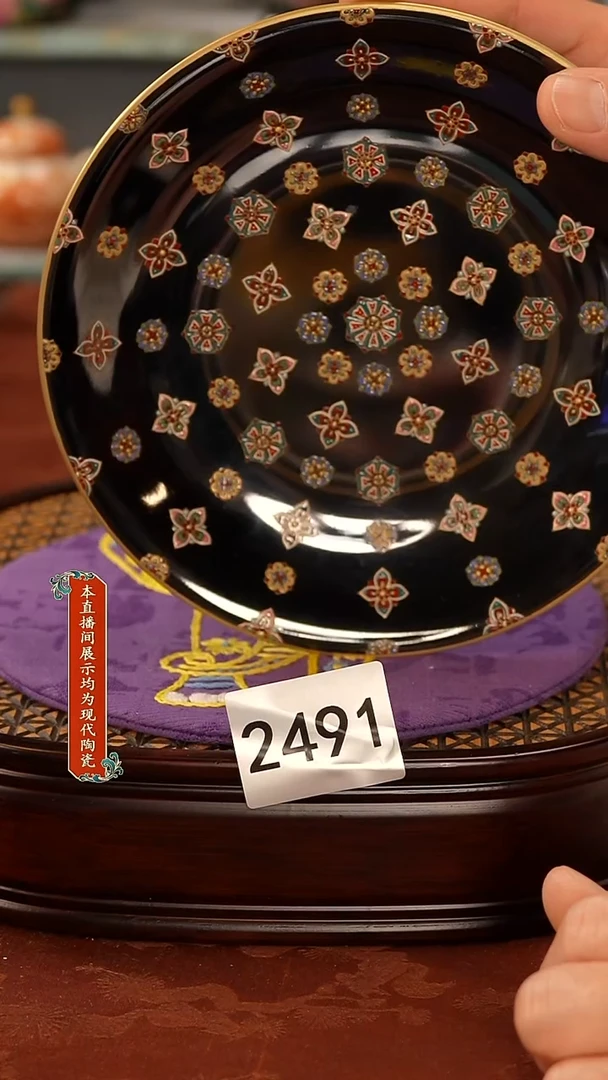 瓷片景德镇手工手绘2491