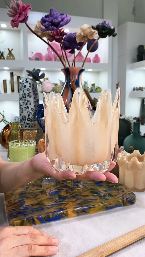 钰****0慕忆家手作琉璃花瓶大号