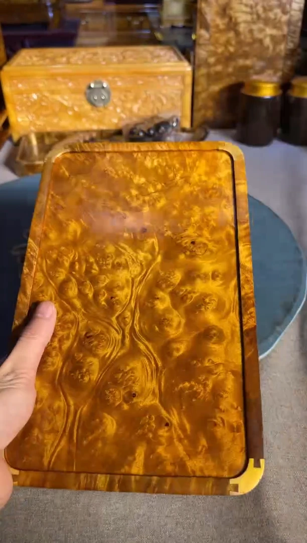 乌木类成套家具天花板瘤疤茶盘 5
