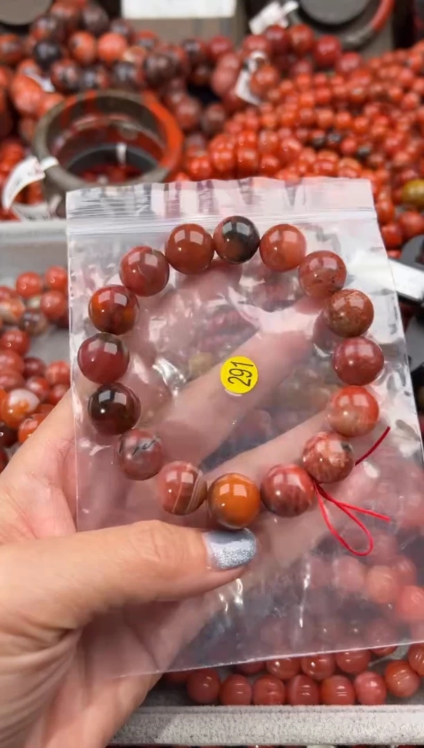 未镶嵌手串南红玛瑙13+