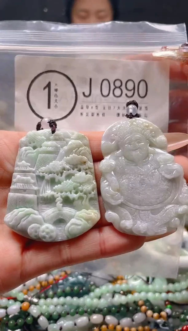 【闪购商品】翡翠颈饰未镶嵌/J/翡翠A货一图一物