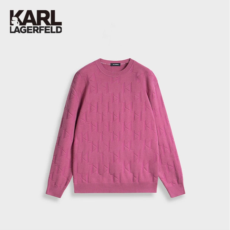 【晨粉专享价】KARL LAGERFELD新款套头毛衣老佛爷226C2003
