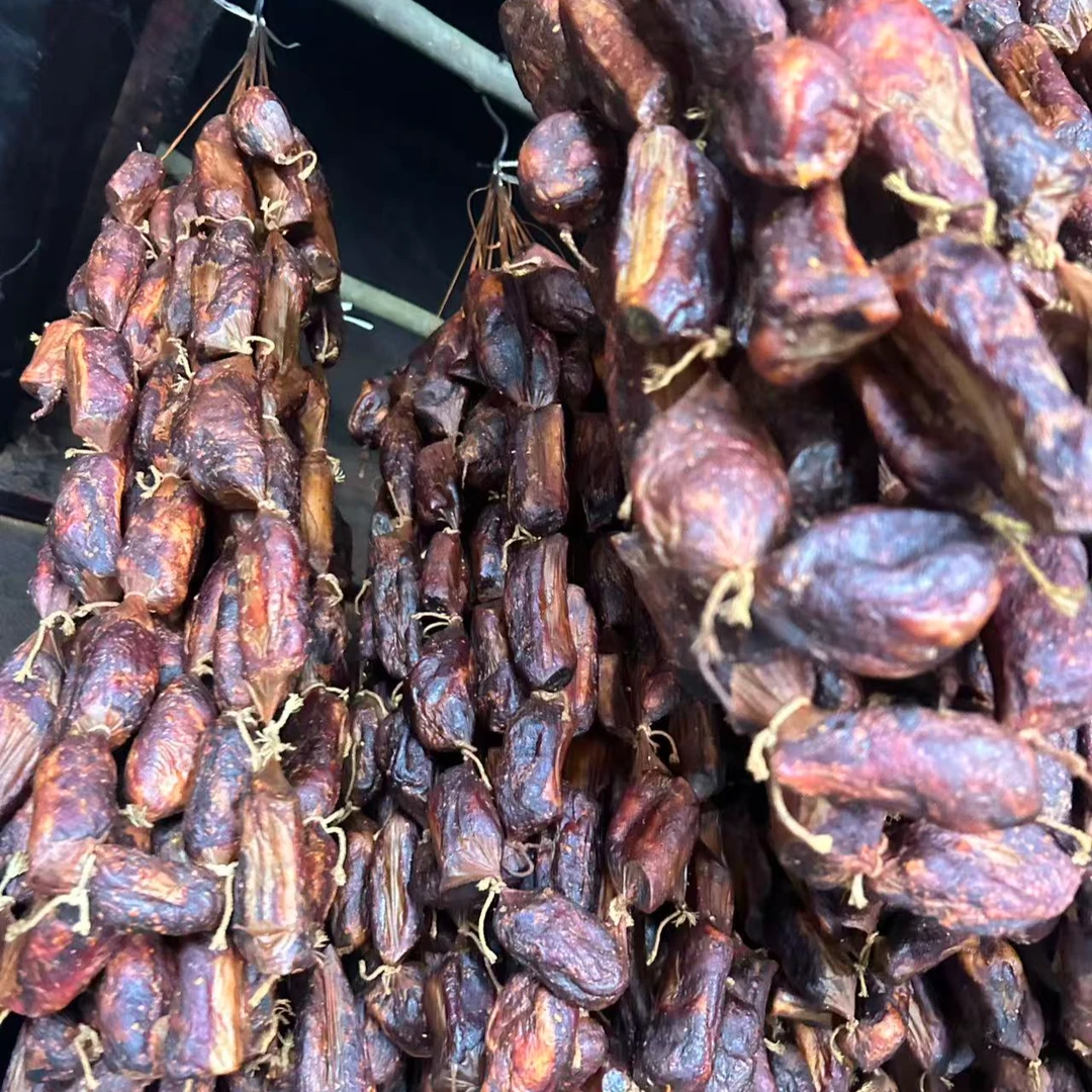 刘小慧农村现称手工排骨香肠