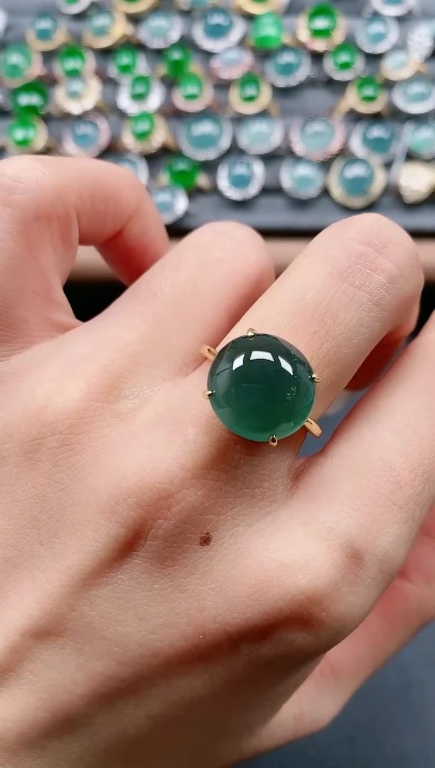 【闪购商品】翡翠戒指银S925镶嵌11111111