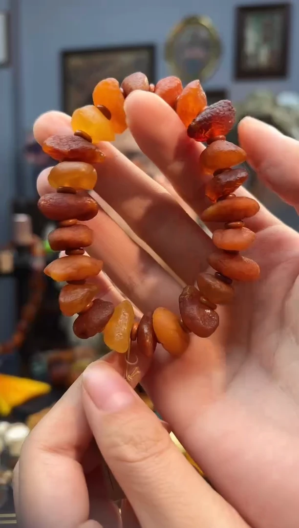 手串琥珀未镶嵌手串