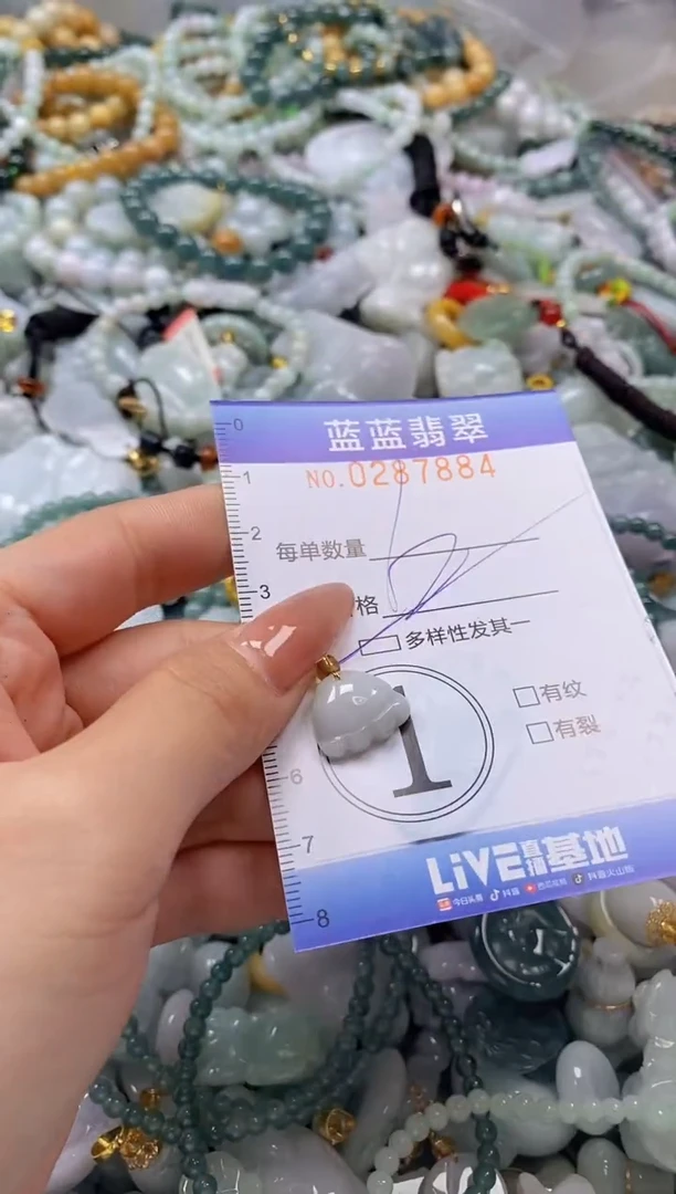 翡翠未镶嵌颈饰闪购0287884多样性发其一