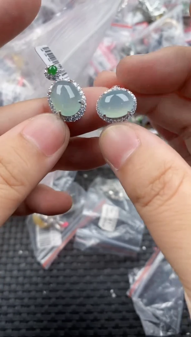 银S925镶嵌戒指翡翠444444   1