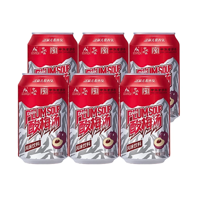 冰峰 罐装饮料 310ml*6 酸梅汤