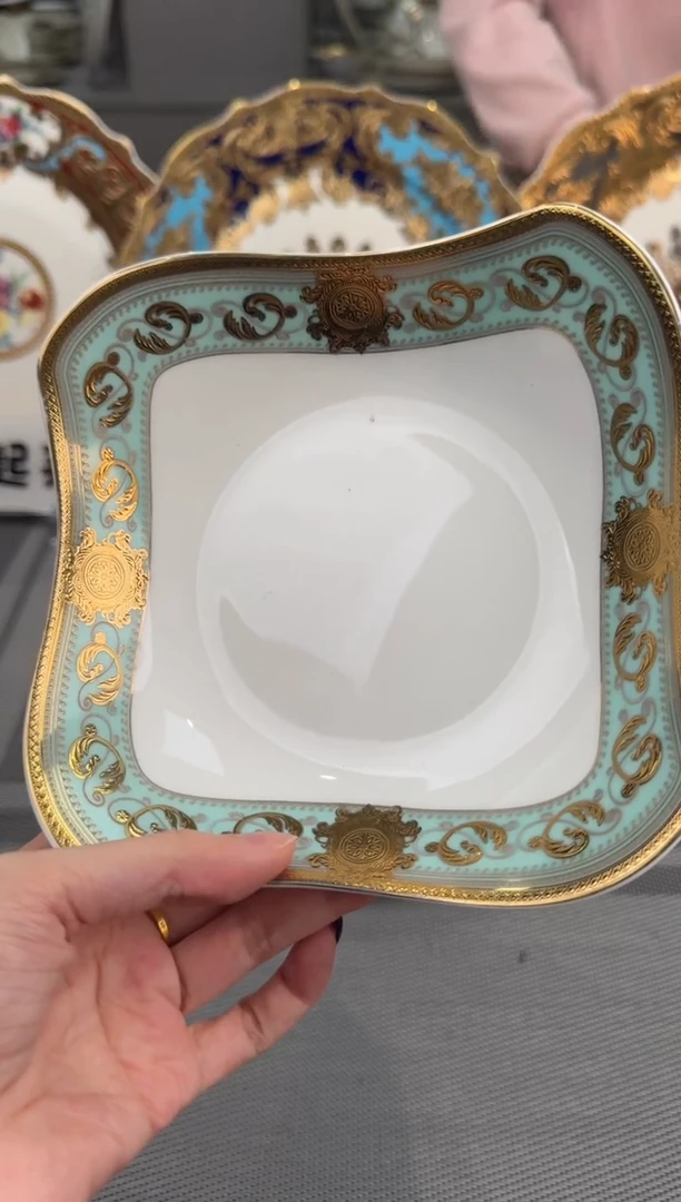 【闪购商品】瓷片6英寸方形碗福利款 2个