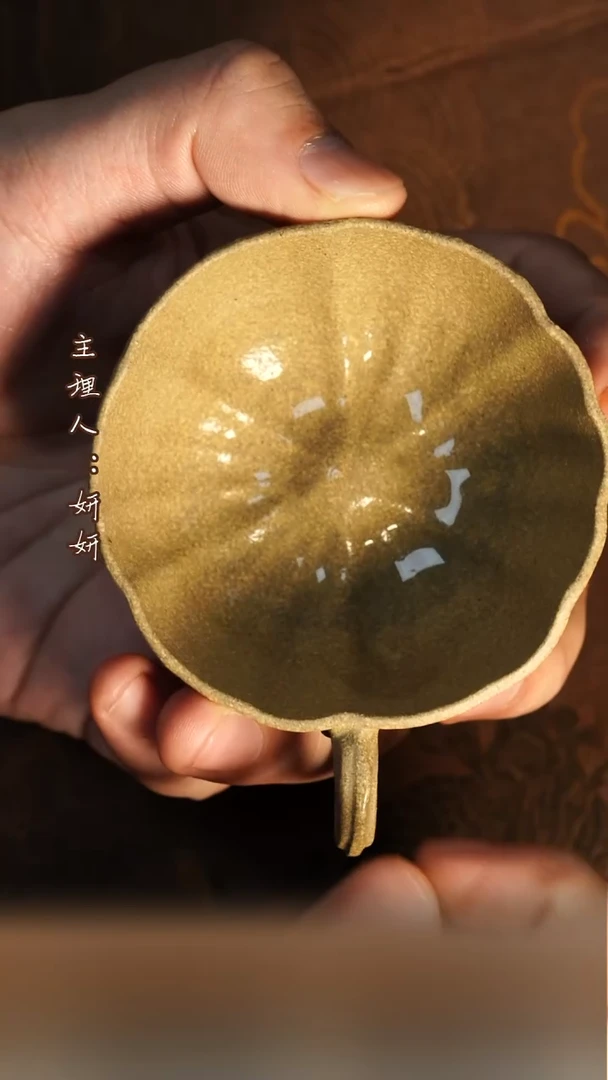 茶壶紫砂南瓜杯   青降坡
