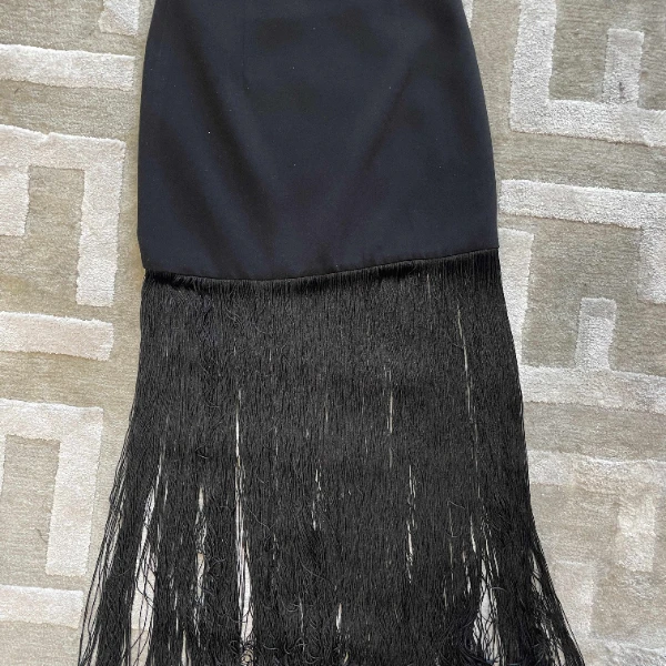 【宝姐家/半裙】新款显瘦流苏时尚百搭女士半裙 25027