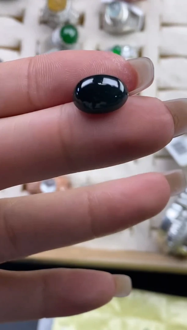 翡翠裸石天然翡翠裸石蛋面27