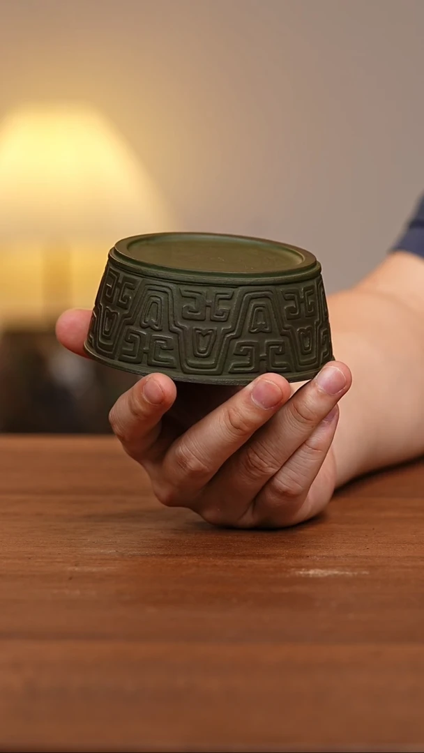 紫砂茶盘青铜建水