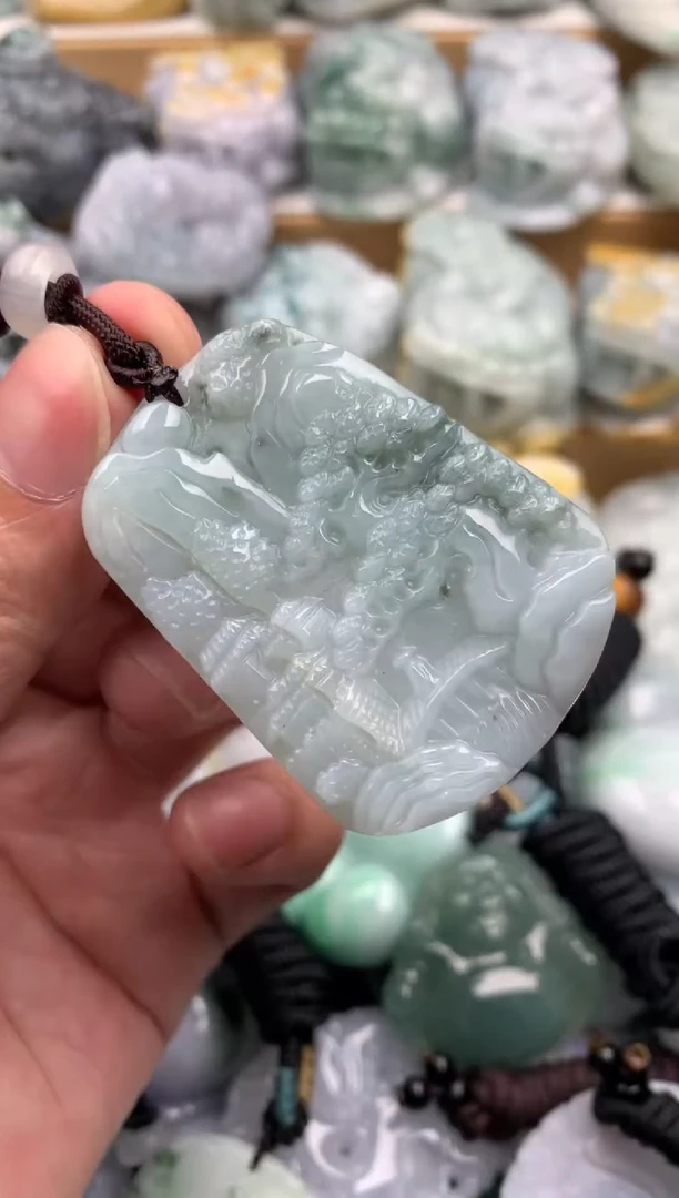 吊坠(不含链)未镶嵌翡翠1