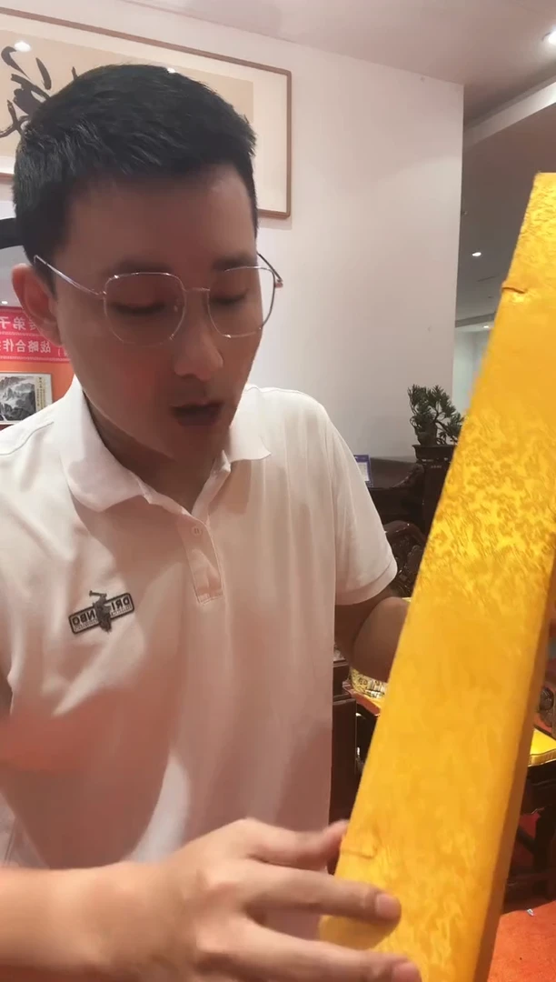 书法雷畅胜  带锦盒  书法卷轴北国风光+花开富贵画心