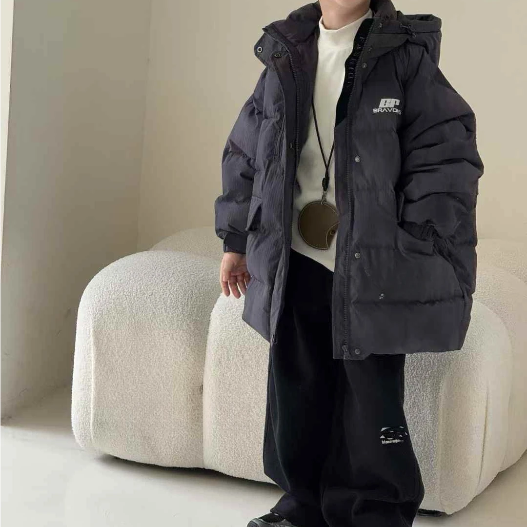 女童25冬季韩版加厚羽绒服8716