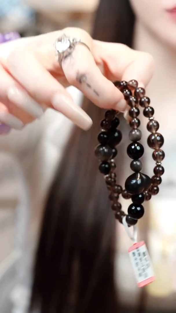 未镶嵌手串水晶双圈