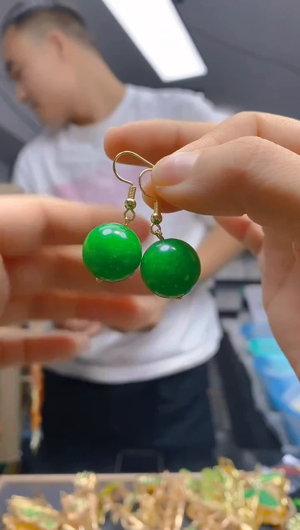 【闪购商品】玛瑙/玉髓耳饰合金41玛瑙饰品