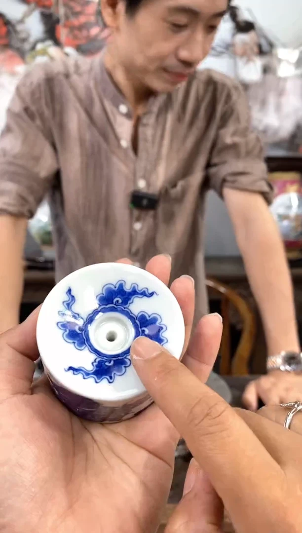 吴义松陶瓷联盟手绘陶瓷编号3849：