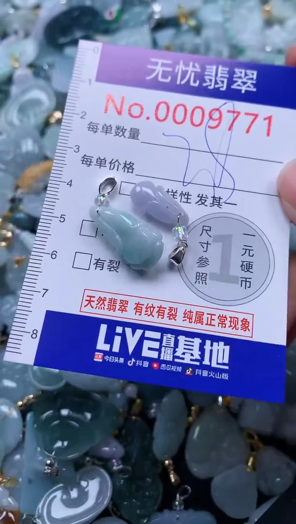 颈饰未镶嵌翡翠9771