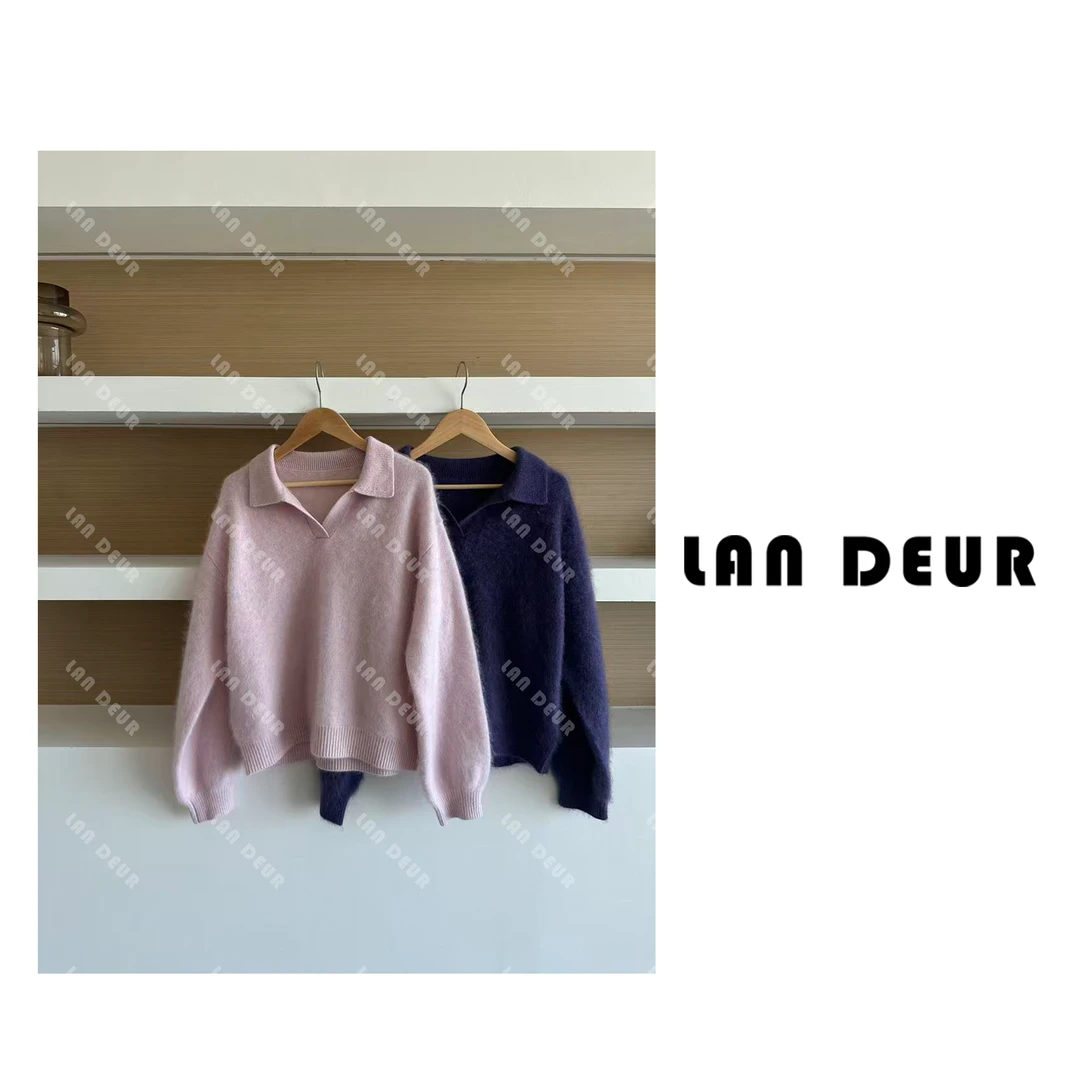 JIUJIU【色感呼吸】绵羊毛毛茸茸松弛慵懒宽松显瘦套头秋冬针织衫女