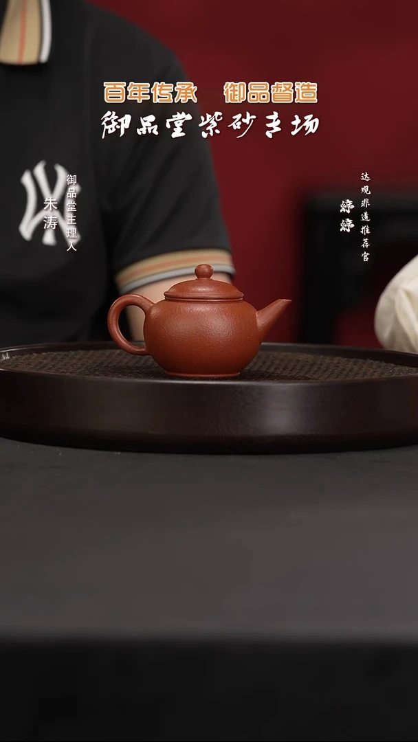 茶壶紫砂YYT142徐萍君德橘皮朱泥150