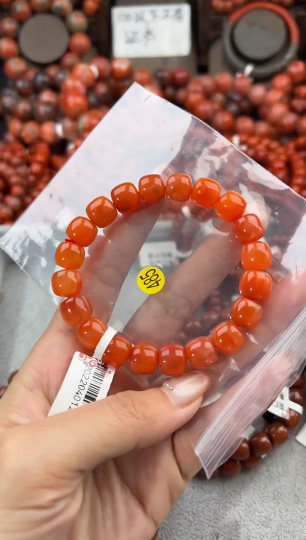 未镶嵌手串南红玛瑙10+