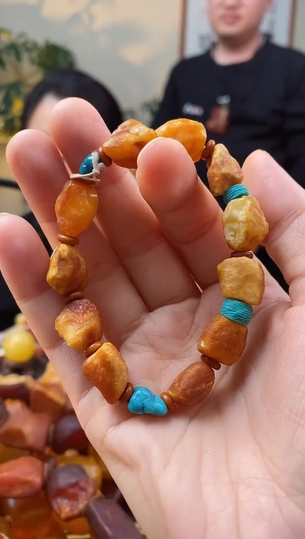 【闪购商品】琥珀手串未镶嵌手串