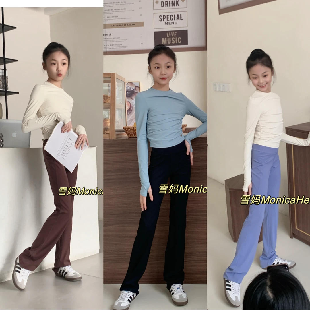 雪妈ESTAR独家定制舞蹈生直筒裤瑜伽裤2575