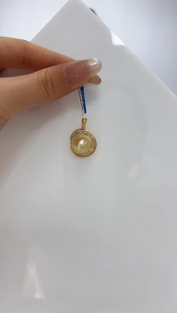 【闪购商品】海水珍珠DA银S925镶嵌吊坠 V2805