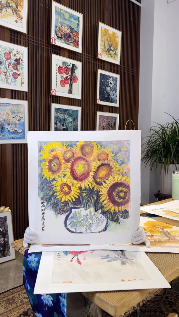 版画耿玉琨名章限量版画S
