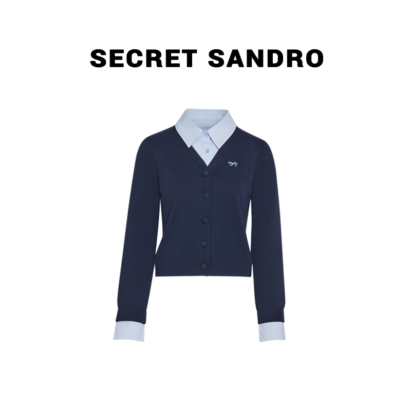 【蓝精灵】Secret Sandro 楚楚 毛针织衫 M25226014Q