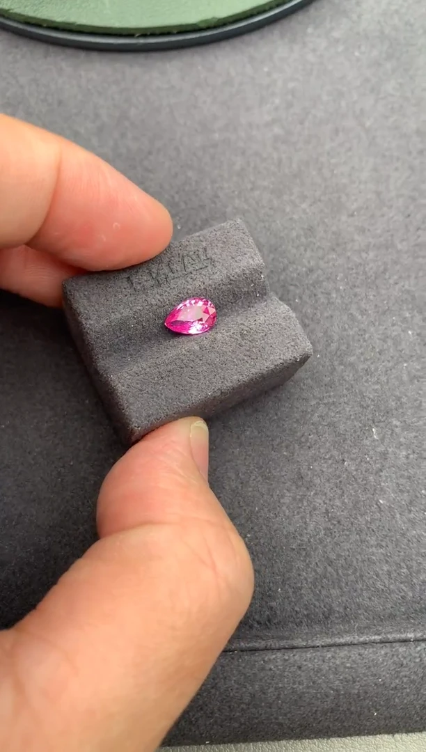 裸石彩色蓝宝石1ct帕帕拉恰 定制 BE