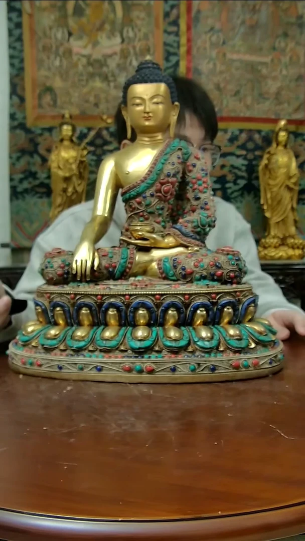 冰**角铜像造像收藏铜像造像收藏释迦