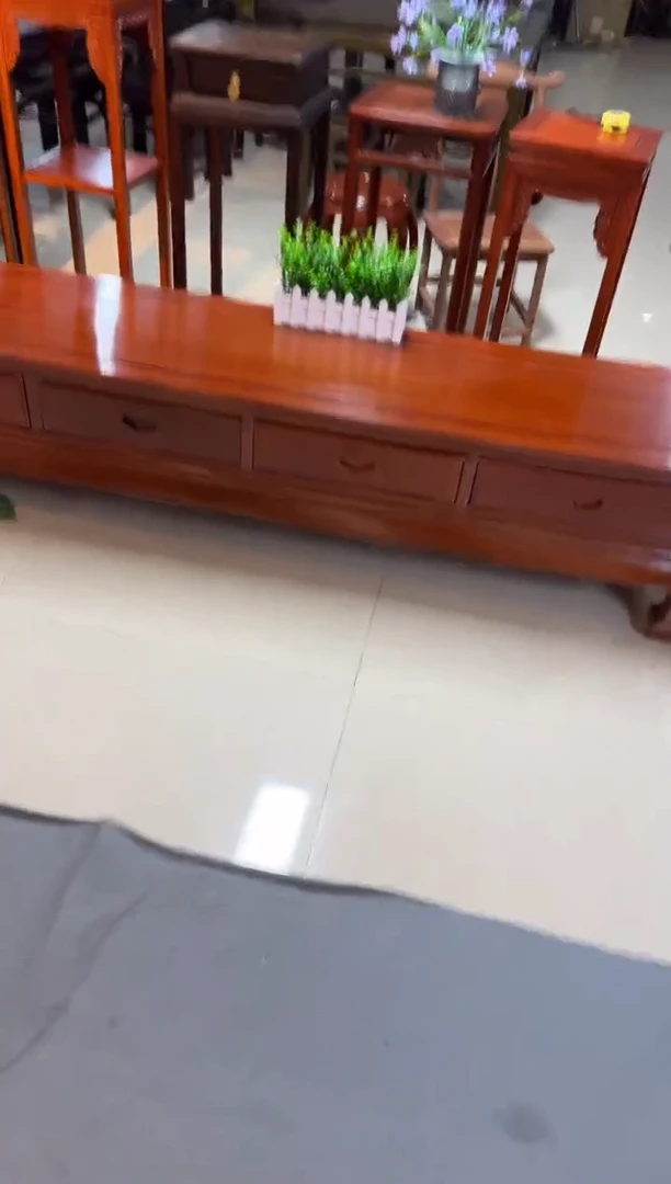 花梨木类家具电视柜