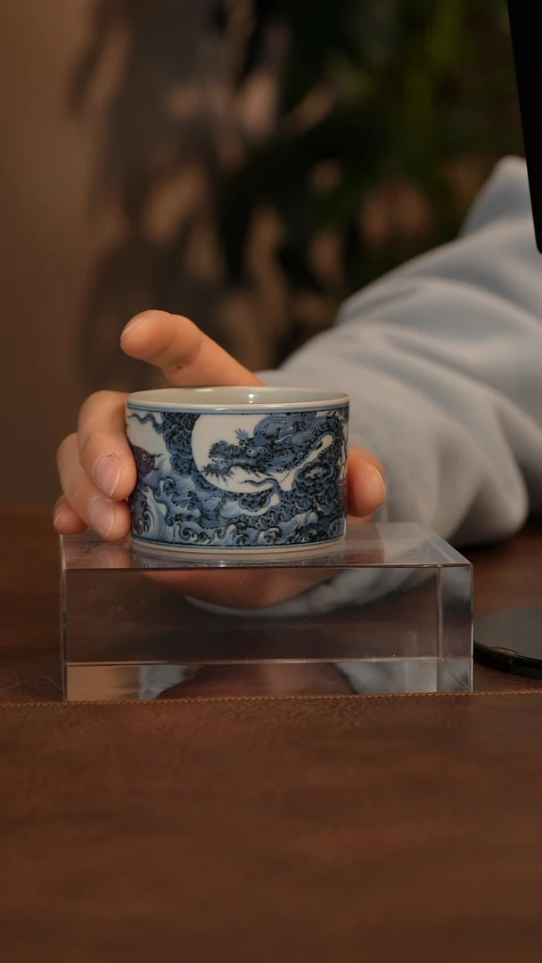 【闪购商品】瓷片青花瓷茶具斌芬陶瓷295