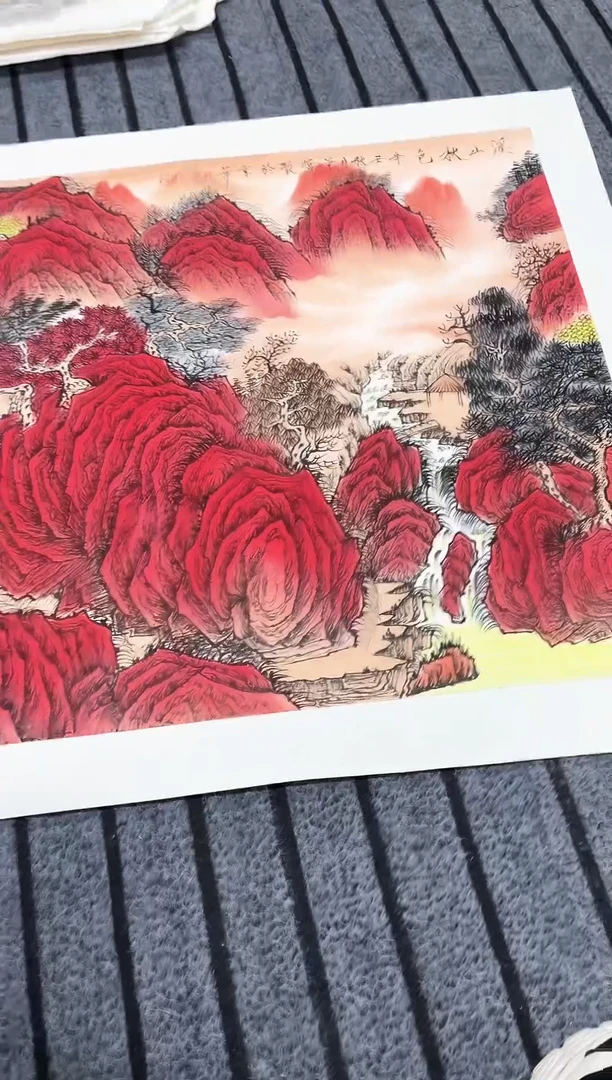 精品国画山水作品