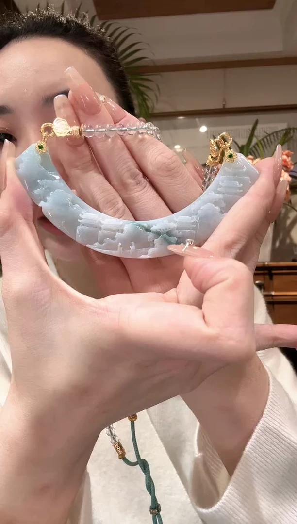 【闪购商品】翡翠颈饰未镶嵌国风